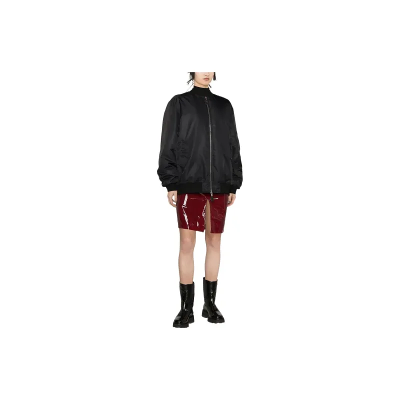 RAF SIMONS Ghost Longline Zip up Bomber Jacket-1