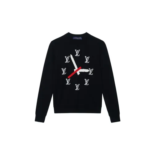 LOUIS VUITTON Clock Instarsia Pullover 