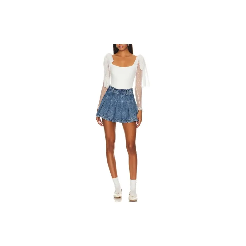 FREE PEOPLE Bodysuits Women's White-1