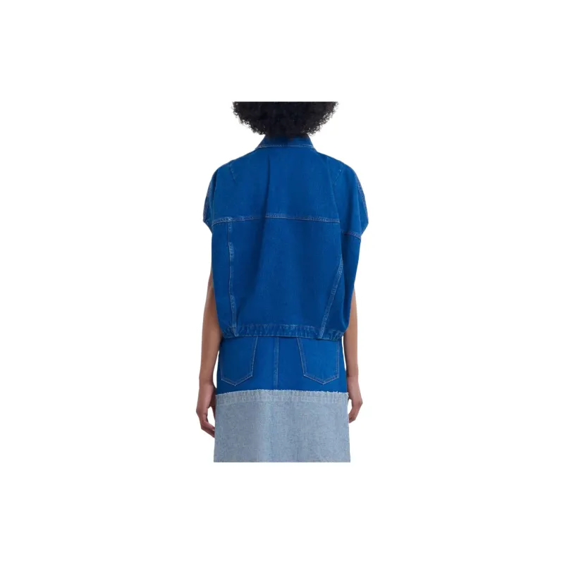 MARNI Sleeveless Denim Gilet-2