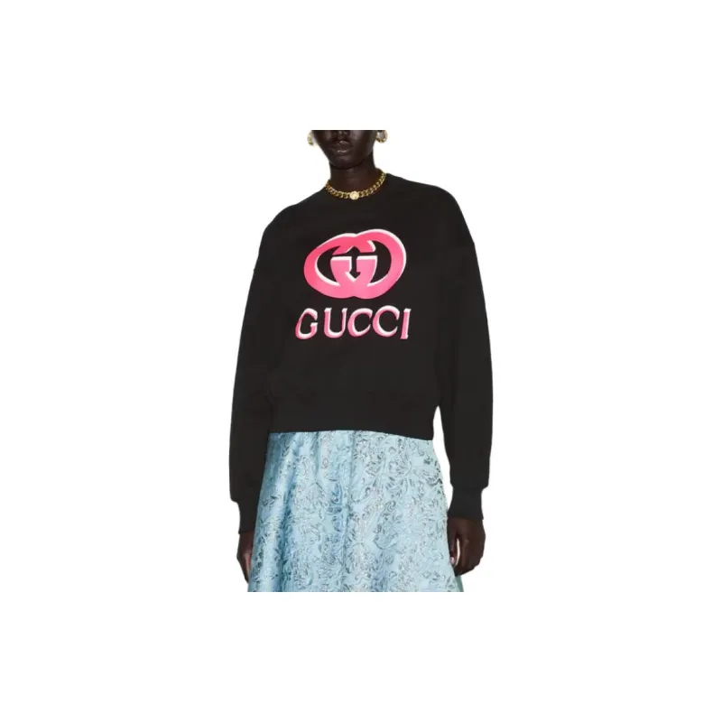 GUCCI Jersey Printed Sweatshirt-1
