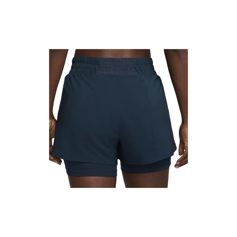 Nike One Women's Dri FIT High Waisted 3' 2 in 1 Shorts-3