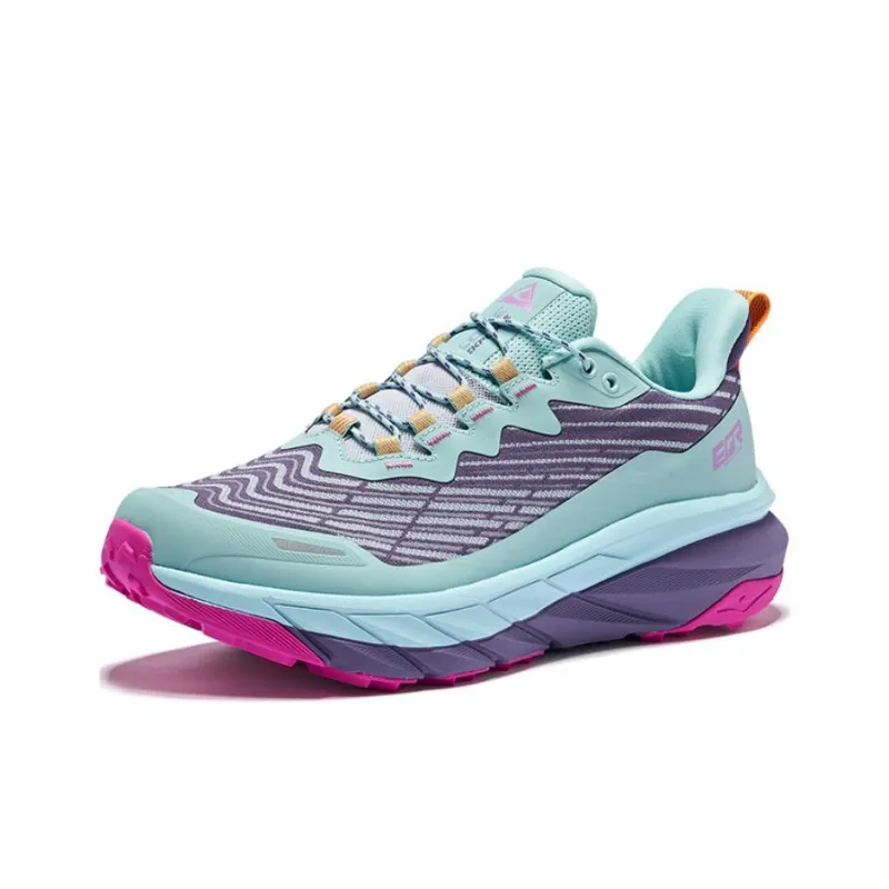Erke Aspect Low Top Running Shoes Men's Nighttime Purple Azure-2