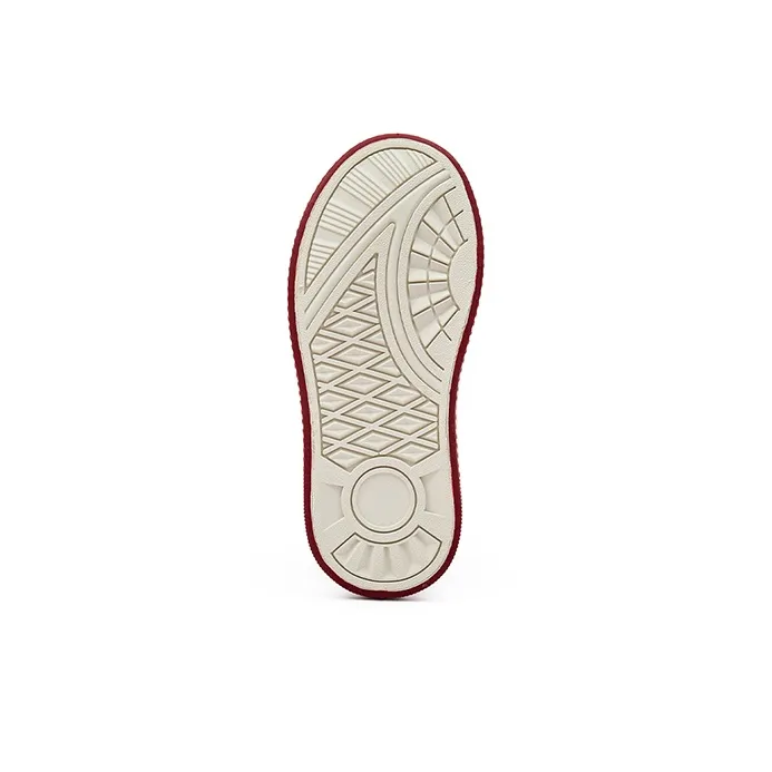 KAPPA KIDS High Top Skateboard Shoes Light Beige Red Kids'-6