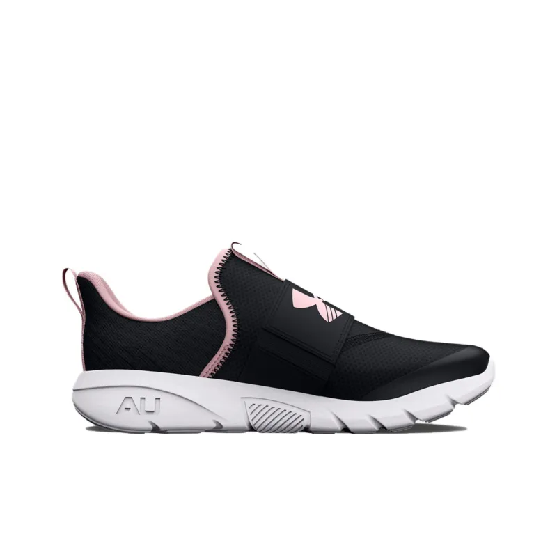 Under Armour Flash Anti Kick Low Top Kids' Running Shoes Black Teenagers-1