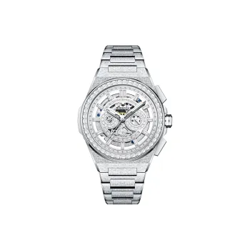 ROERDUM Sea Zhi Collection Frost Wing Mechanical Movement Steel Strap Watch Men's Watches White Dial