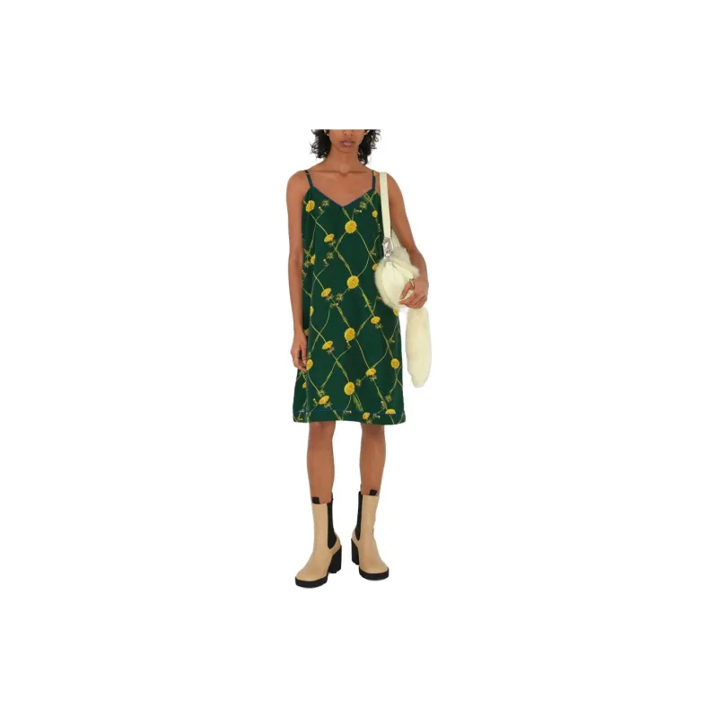 Burberry Sleeveless Dress Women's Ivy Green-2