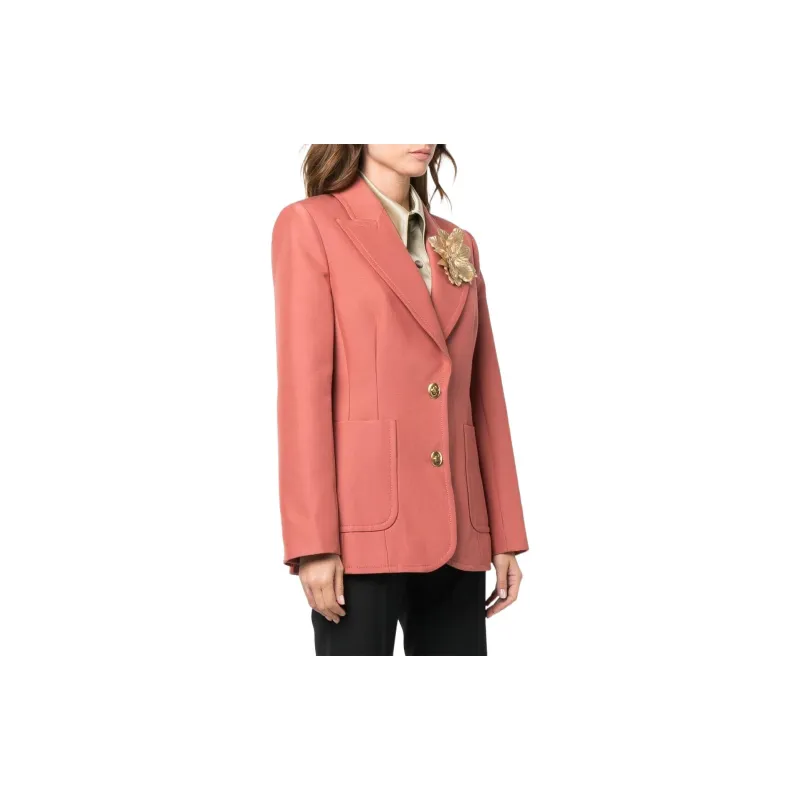 Zimmermann Floral appliqué Single breasted Blazer-1