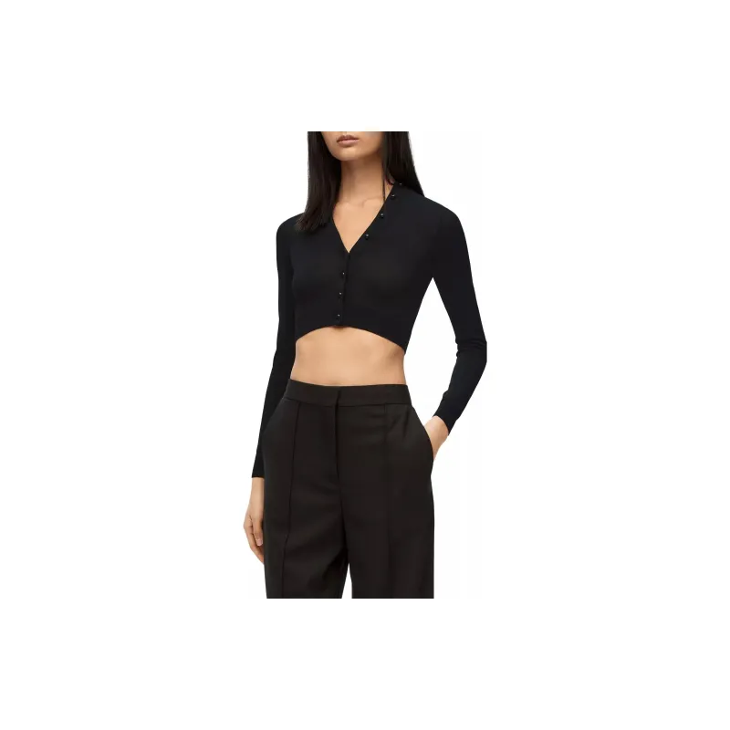 LOEWE Crop Tops Women's Black-1