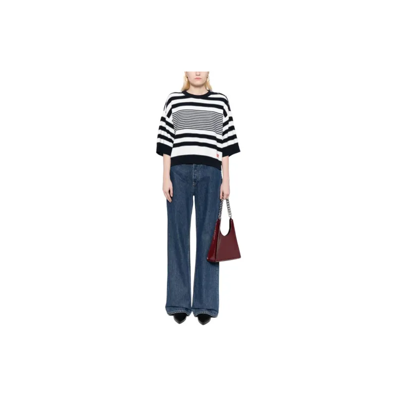 Sonia Rykiel Striped Cotton Sweater-1