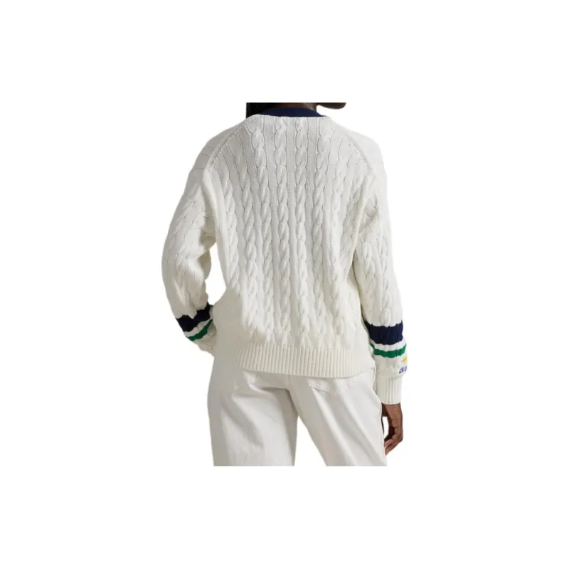 Polo Ralph Lauren SS24 Knitwear Women's Porcelain White-3