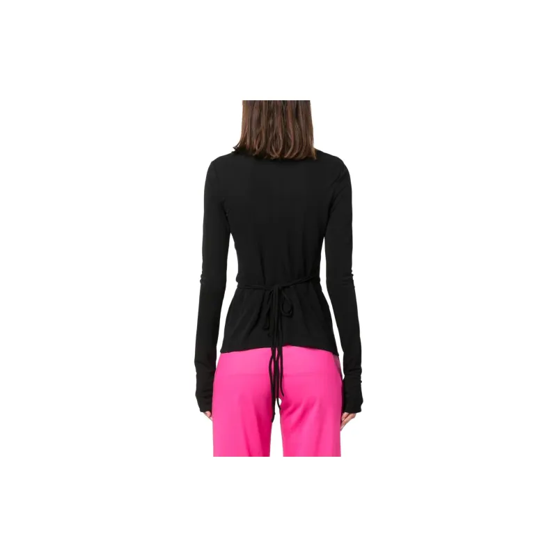 Blumarine Long sleeved Wrap Shirt-2