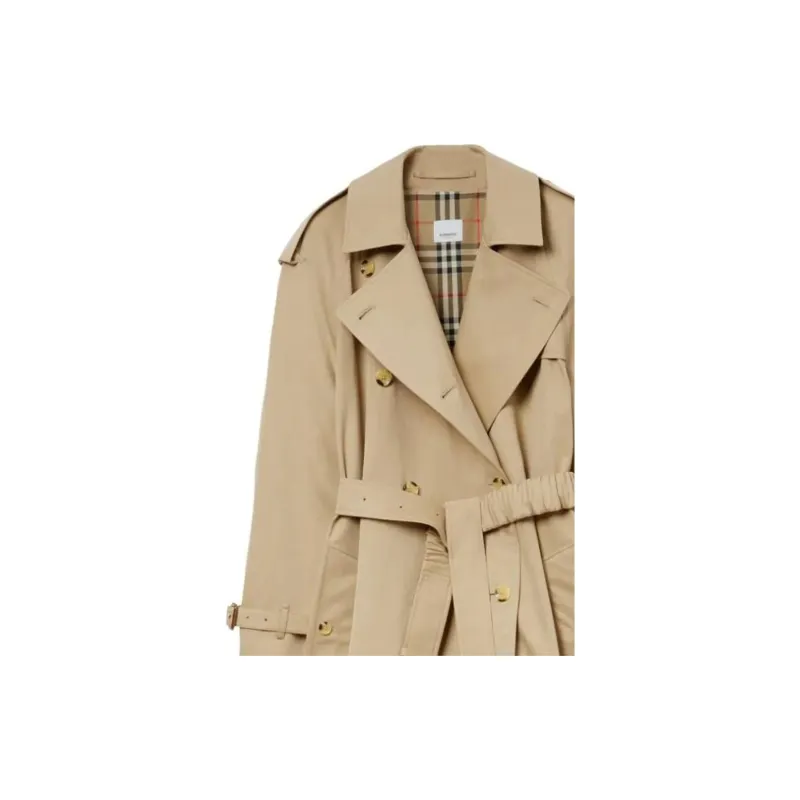 Burberry Double breasted Trench Coat-5