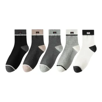 Lan Miao Mid-Calf Socks Men's 5 Pack