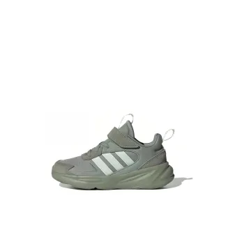Adidas Neo Ozelle Breathable Anti Kick Low Top Kids' Running Shoes Gray Green Kids'