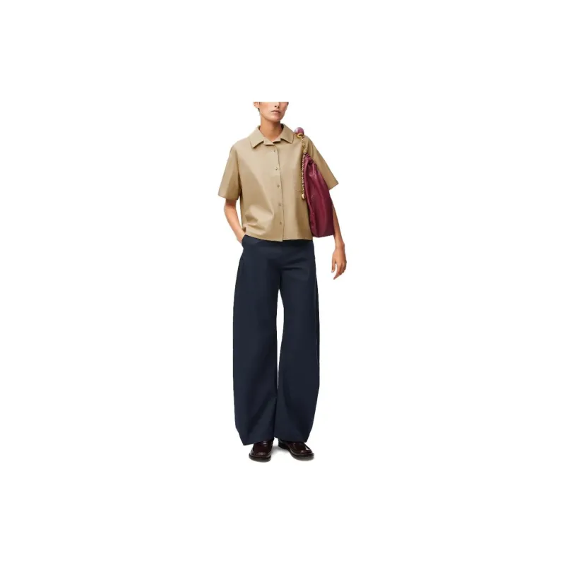 LOEWE FW24 Shirt Women's Vanilla-1