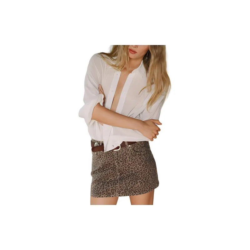 ZARA Casual Short Skirts Women's Multicolor-3