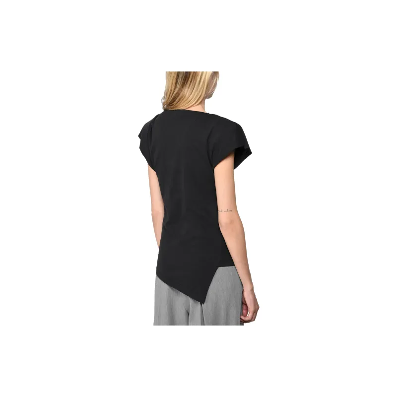 ISABEL MARANT Asymmetric Short Sleeved T Shirt-2