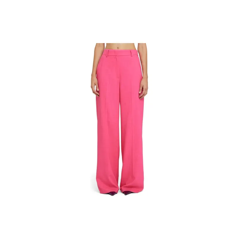 MSGM High Waist Cropped Trousers-1
