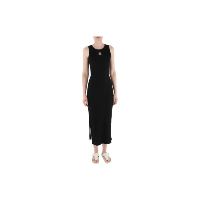 LOEWE Anagram Sleeveless Tank Dress-2