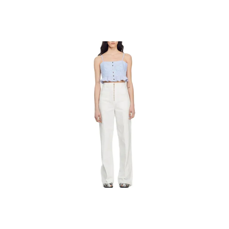 Sandro Camisoles Women's Sky Blue-1