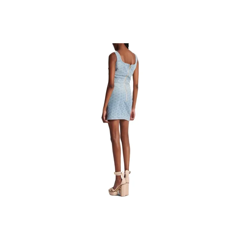 BALMAIN All over Monogram Dress-1