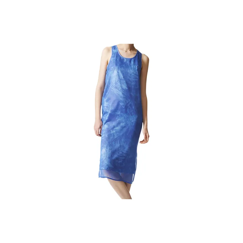 Adidas Originals Sleeveless Dresses Women's Blue-1