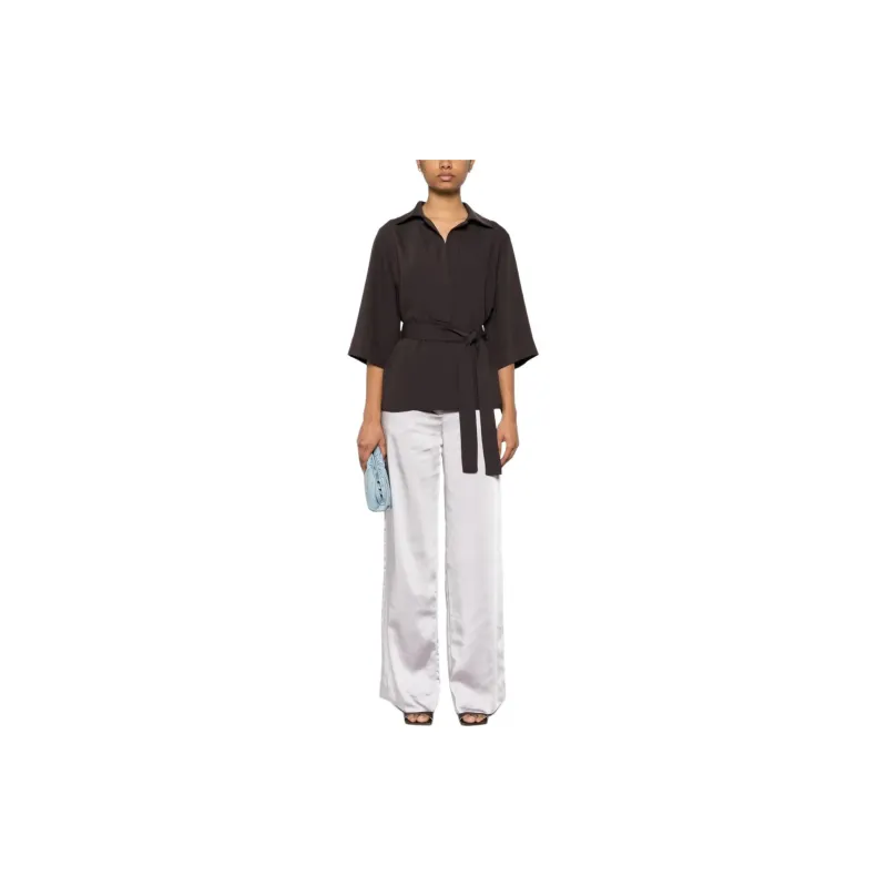 PAROSH Shirts Women's Brown-2