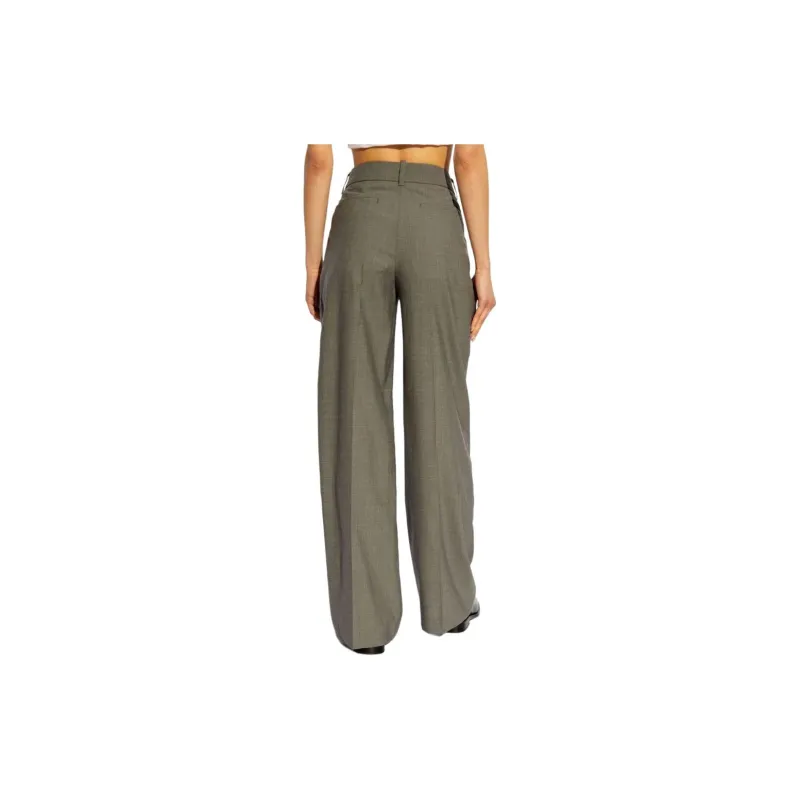 KENZO Creased Wide Leg Trousers-3