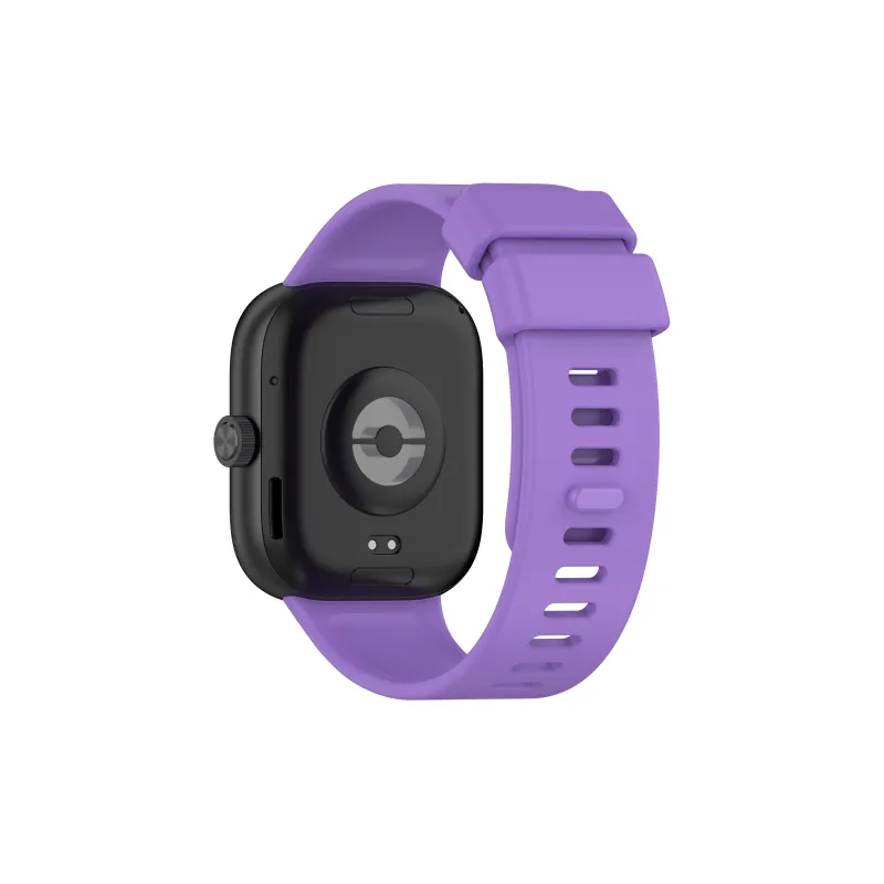 FZRT Xiaomi Red Beige Compatibility Watch Band Quick Release Silicone One Piece Strap Silicone Material-8