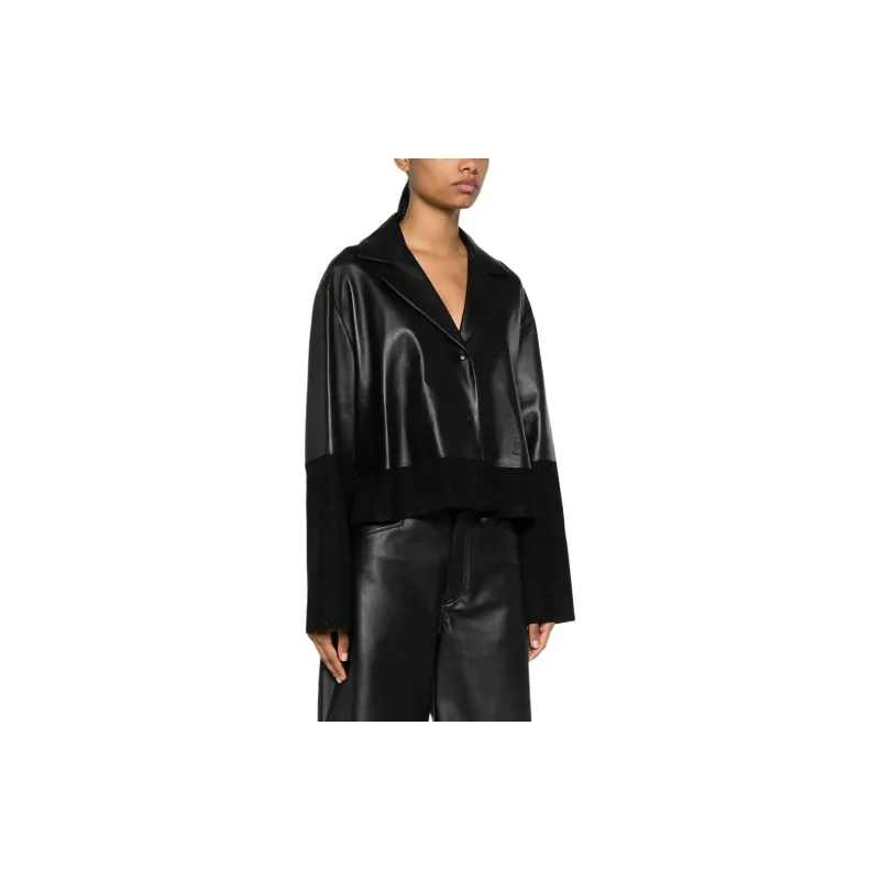 LOEWE Logo Debossed Long Sleeved Blazer-3