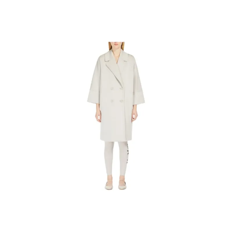 'S MAX MARA Double Breasted Long Sleeved Coat-1