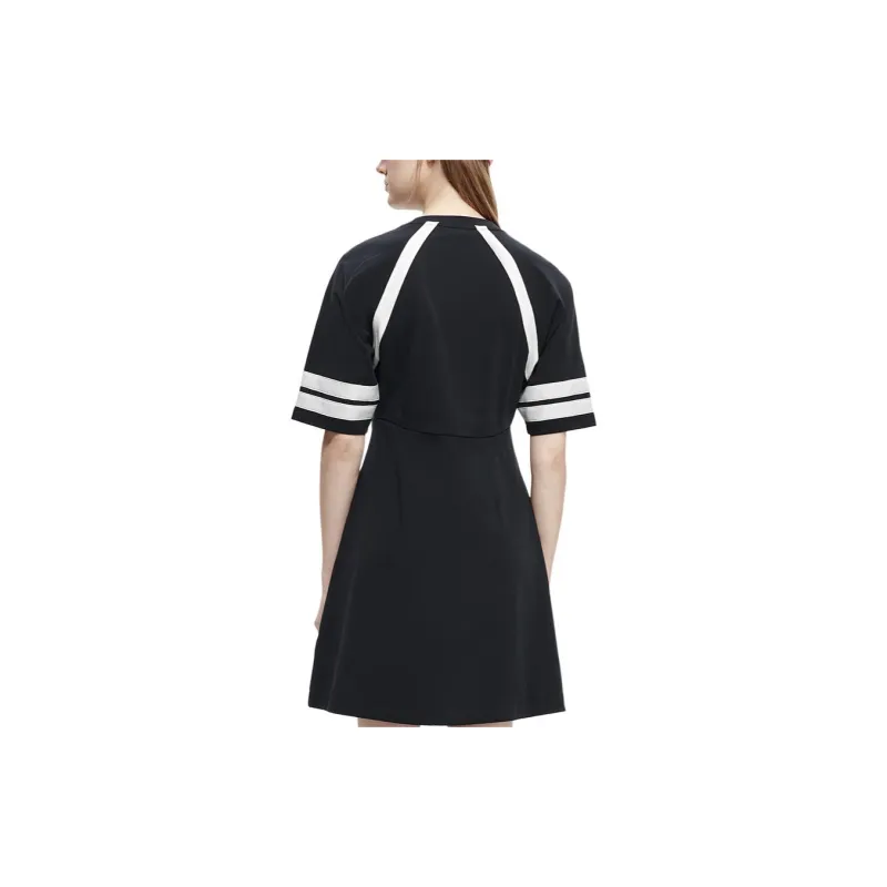 FILA FUSION Short Sleeved Dresses Women's Pitch Black-3