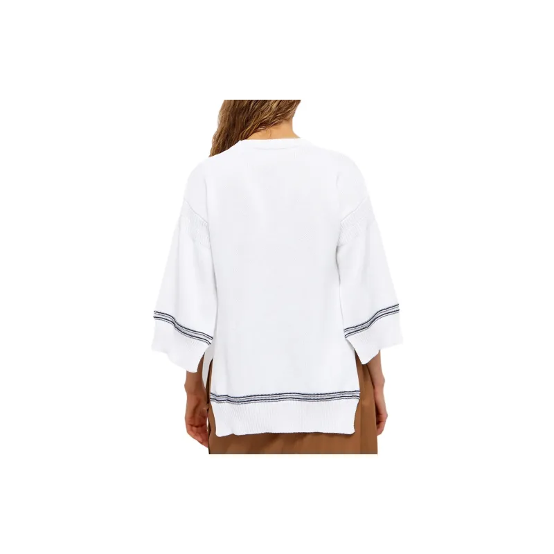 MARNI Logo Intarsia Knitted Crewneck Jumper-2