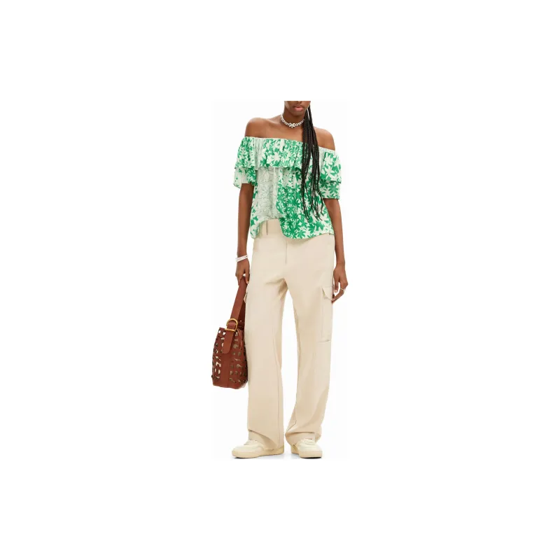 Desigual Shirts Women's Green-1