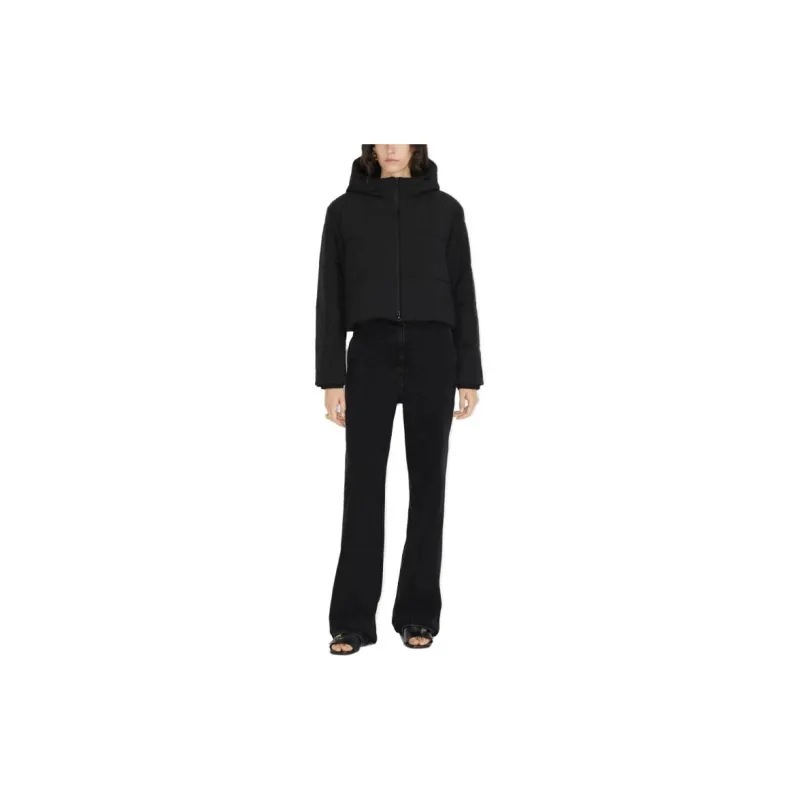 Burberry Hooded Cropped Quilted Down Jacket-1