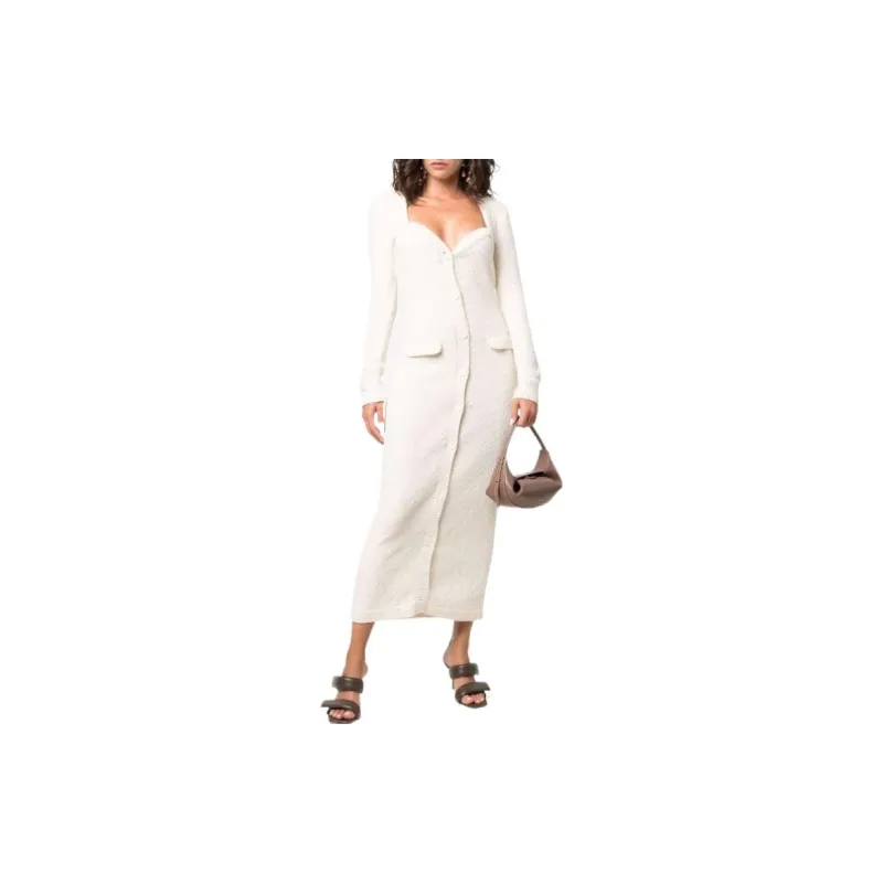 NANUSHKA Long-Sleeved Dresses Women's White-1