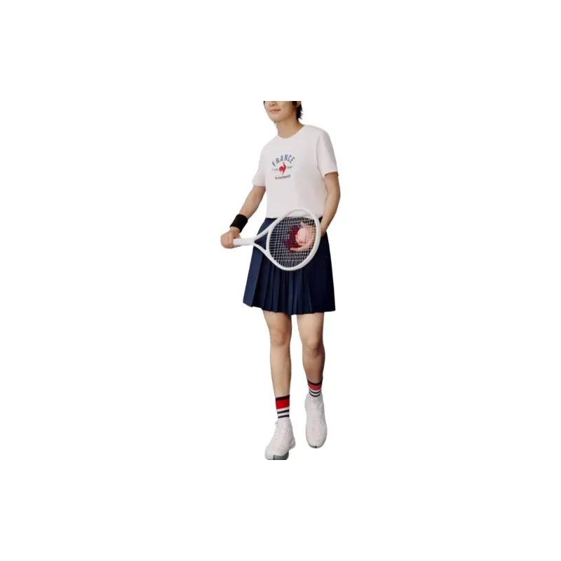 Le Coq Sportif T Shirts Women's-9