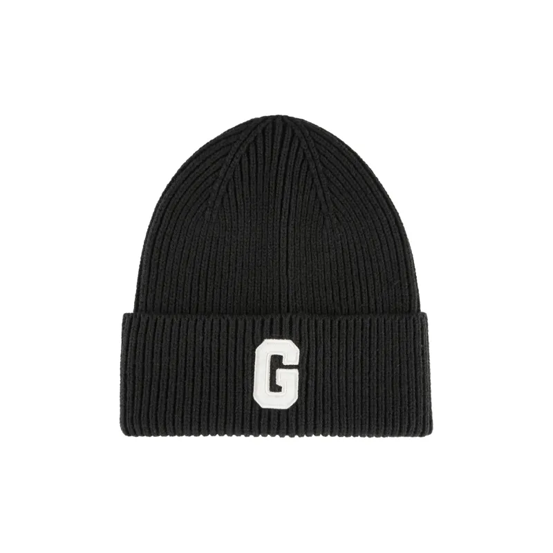 GAP Cotton-Acrylic Blend Beanies Unisex Moss Green/Black/Orange Yellow-2