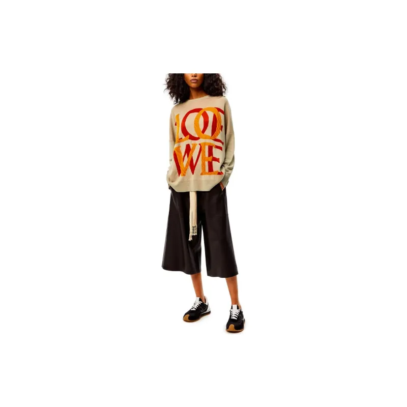 LOEWE 2010s Logo intarsia Sweater-1