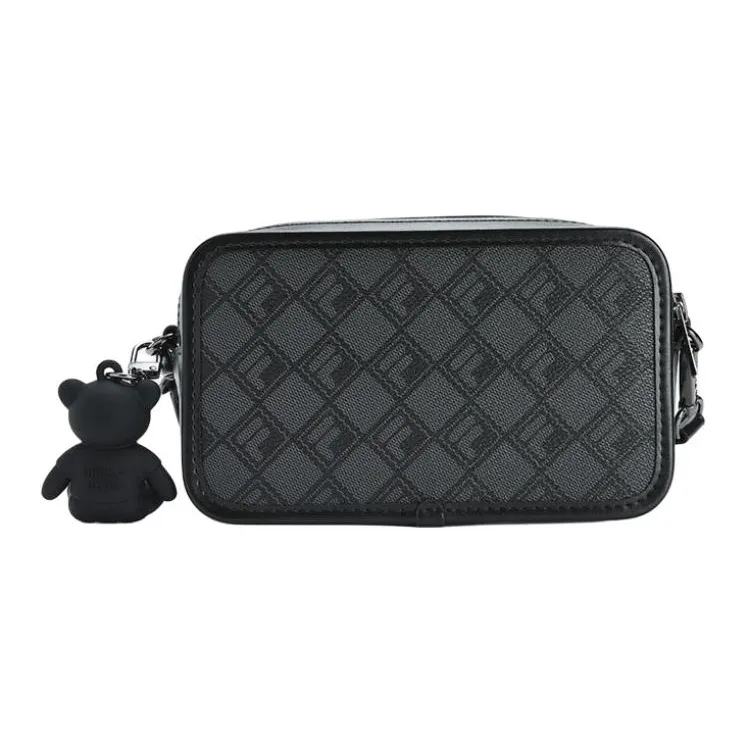 FILA Polyvinyl Chloride Crossbody Bag Shoulder Bag Regular Women's Black-3