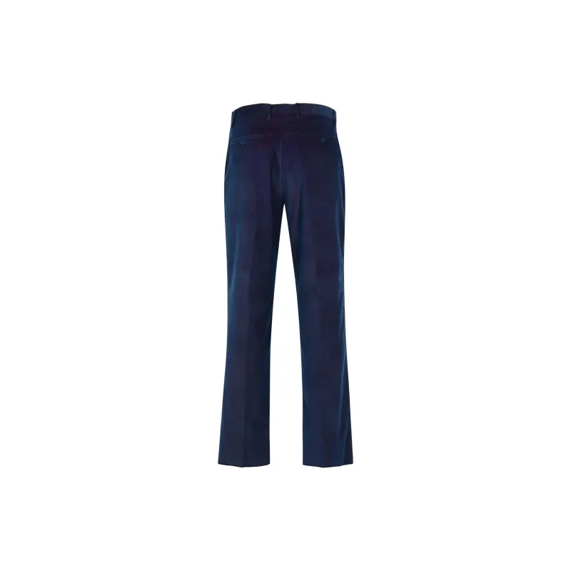 ETRO Pleat Detailed Velvet Trousers-1