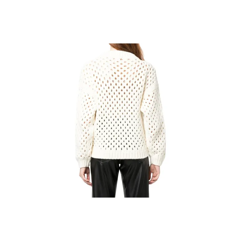 Alysi Long Sleeved Crewneck Knitted Jumper-2
