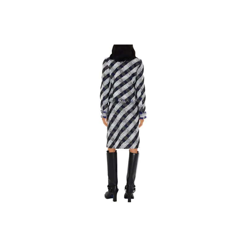 Burberry Cropped Tweed Jacket-3
