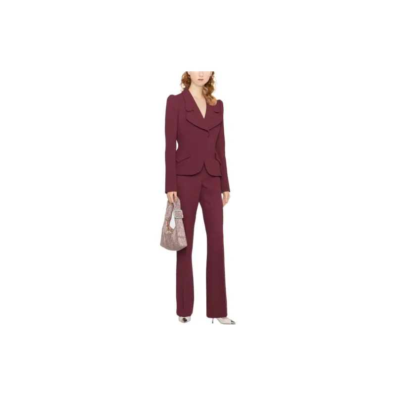 MOSCHINO Business Suits Women's Burgundy-2