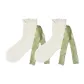 1 Pack (White Green Knot)
