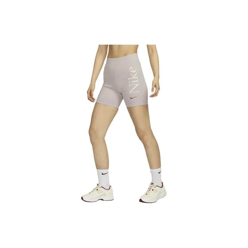 Nike Sportswear Classic Casual Shorts Women's Gray Purple-4