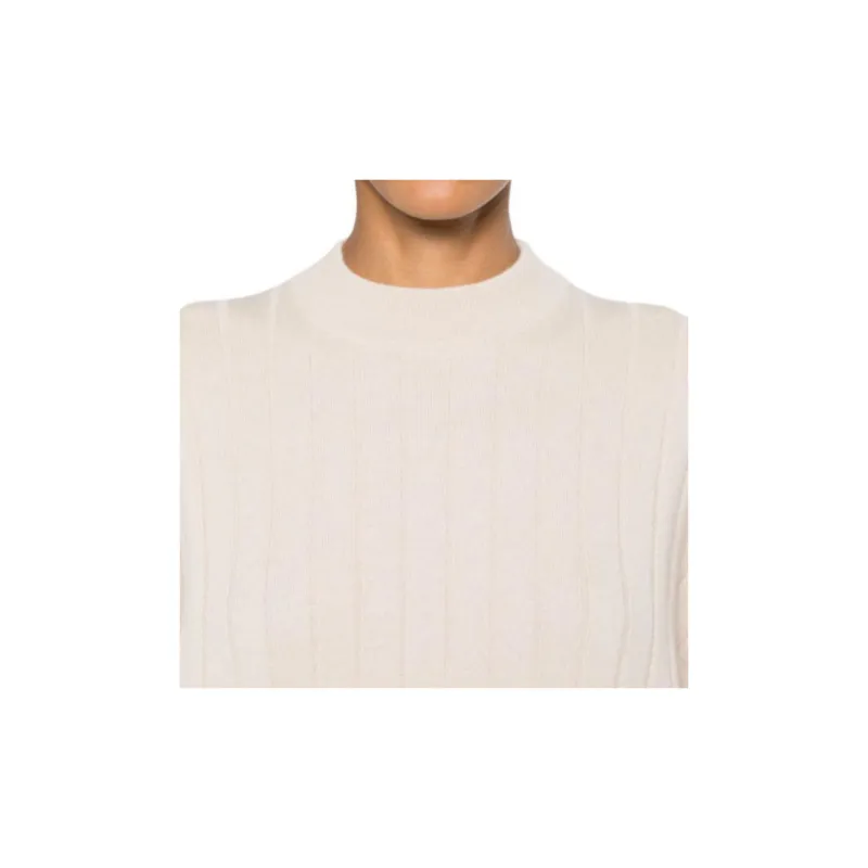 Brunello Cucinelli Crewneck Ribbed Jumper-4