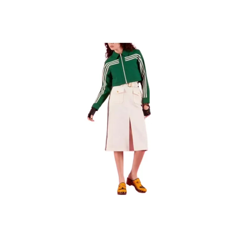 GUCCI X Adidas Jacquard Jacket Green-1