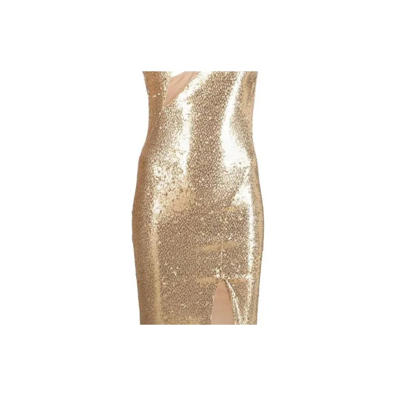Patrizia Pepe Abito Monospalla In Paillettes Dress-1